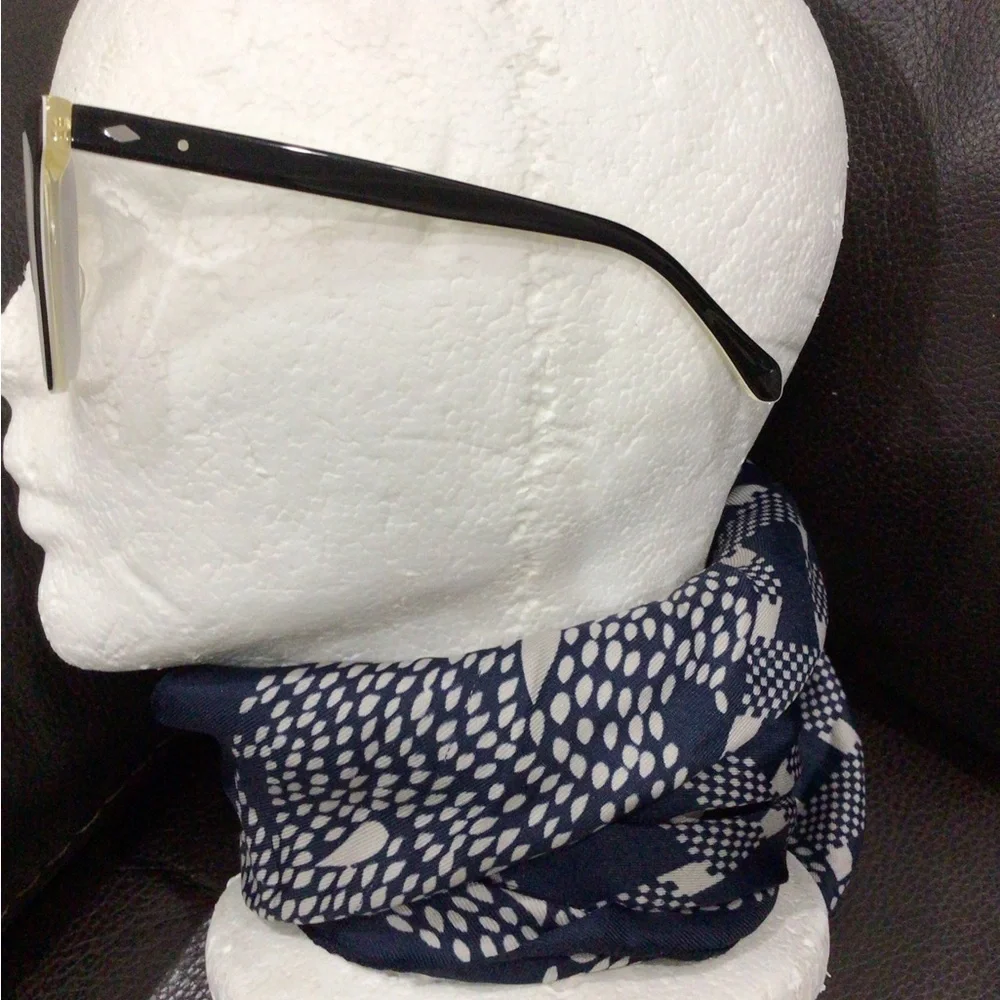 Sama JOSSE Black/White Panto Round Eyeglasses Frames